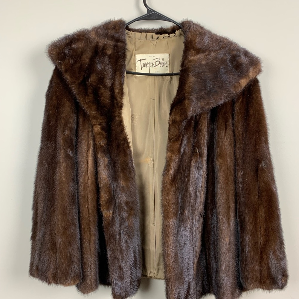 Authentic, Genuine mink fur coat.